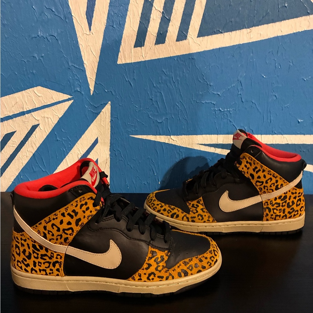 Wmns Nike Dunk High Skinny Leopard